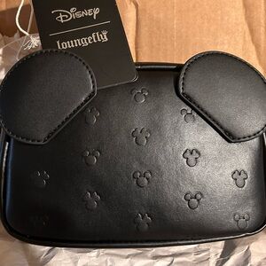 Disney Loungefly Black Mickey Mouse Cosmetics Bag